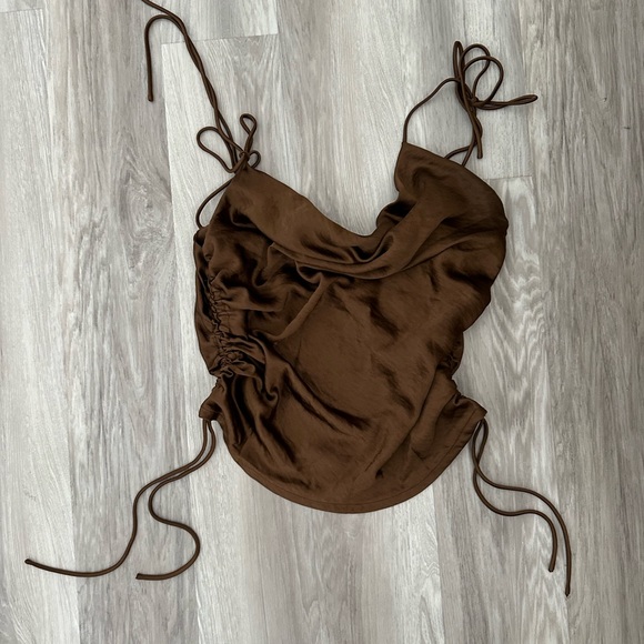 New Lioness String Along Top in Cocoa - Picture 5 of 7